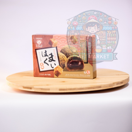 Tokimeki Mochi japonský ryžový koláčik s príchuťou hnedého cukru a červenej fazule 210g