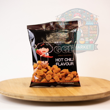 GGE Pšeničné krekry s príchuťou pikantného čili 80g